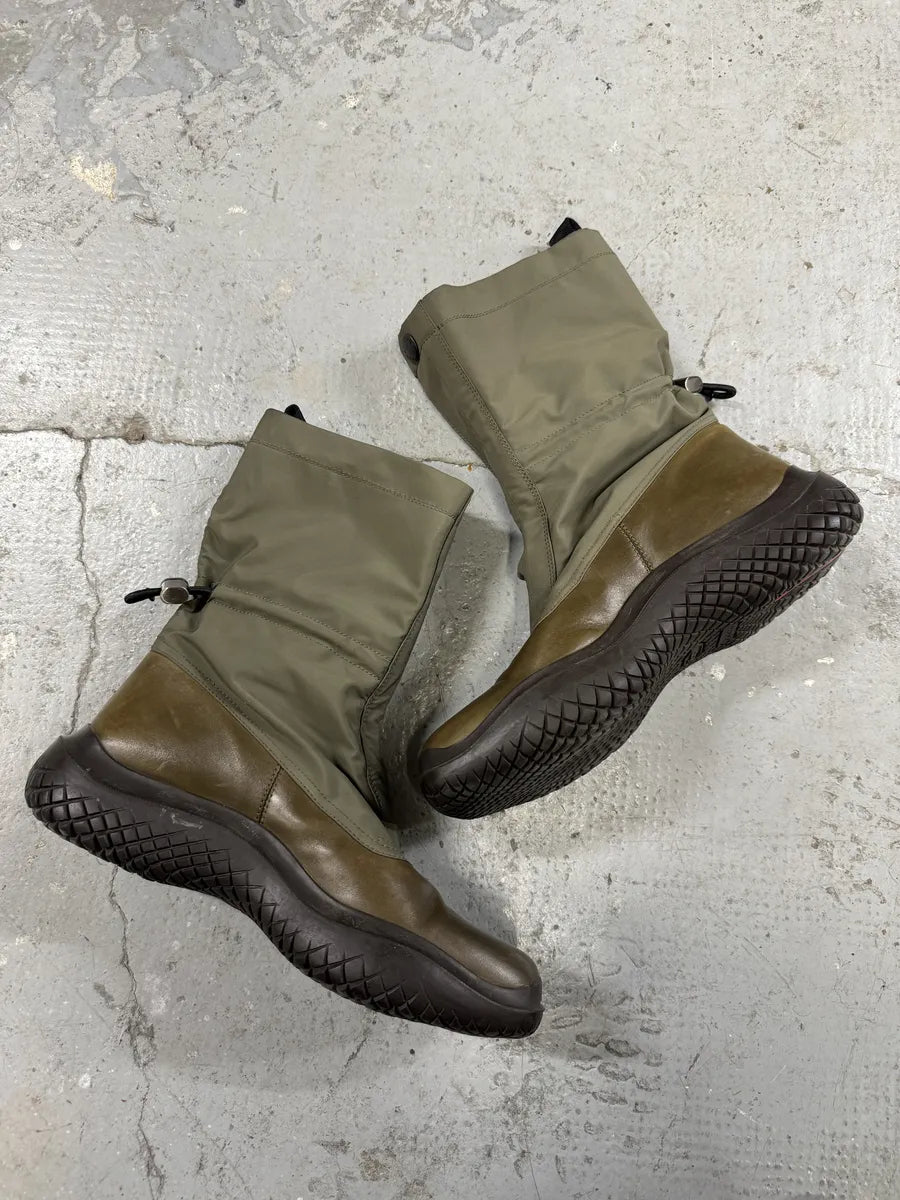FW1999 Prada Kaki Military Olive Boots (39eu/us6.5) 8