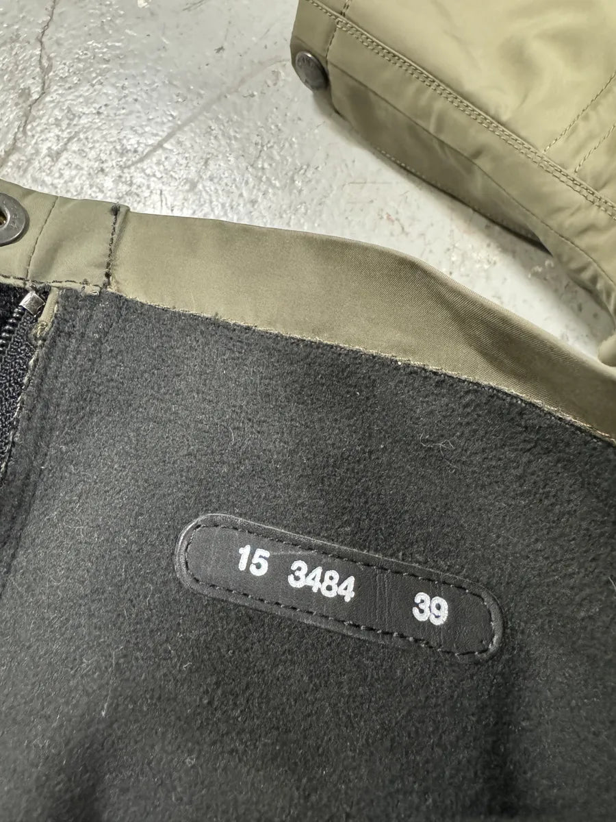 FW1999 Prada Kaki Military Olive Boots (39eu/us6.5) 9