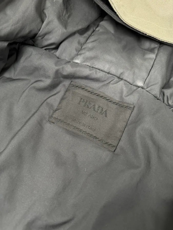 FW1999 Prada Military Green Belted Jacket JWernwu 12