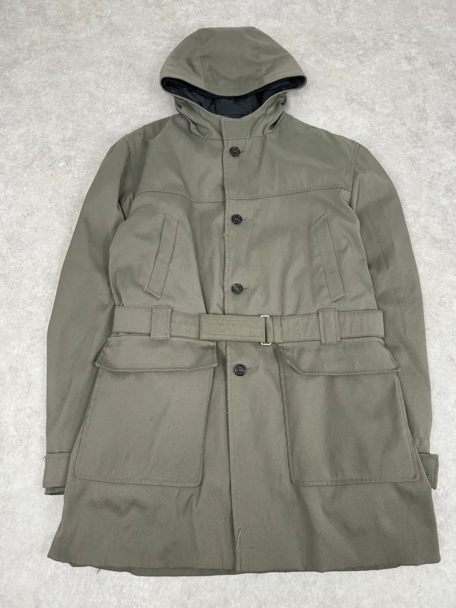 FW1999 Prada Military Green Belted Jacket JWernwu 2
