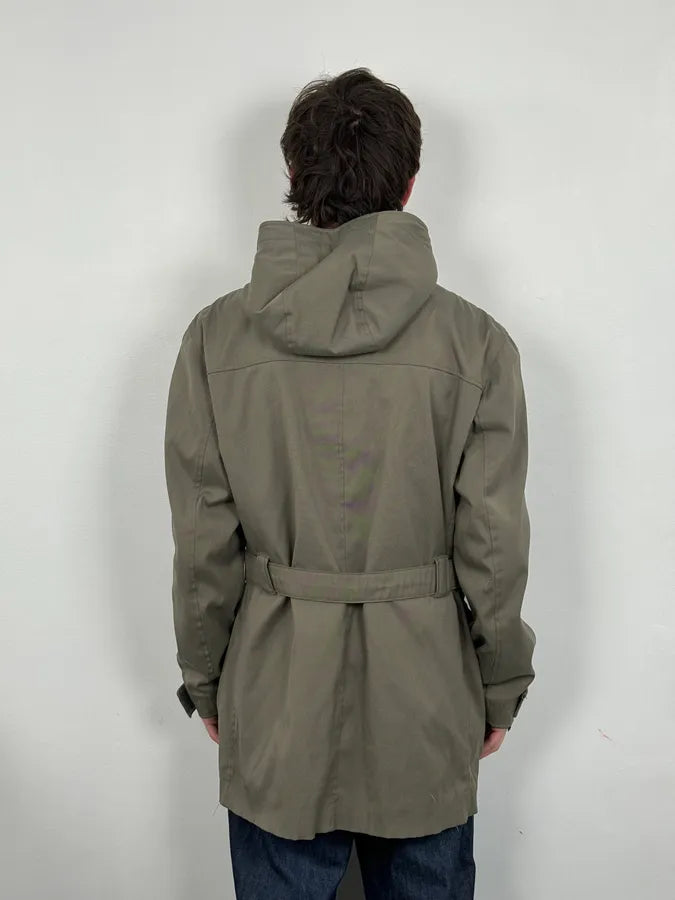 FW1999 Prada Military Green Belted Jacket JWernwu 3