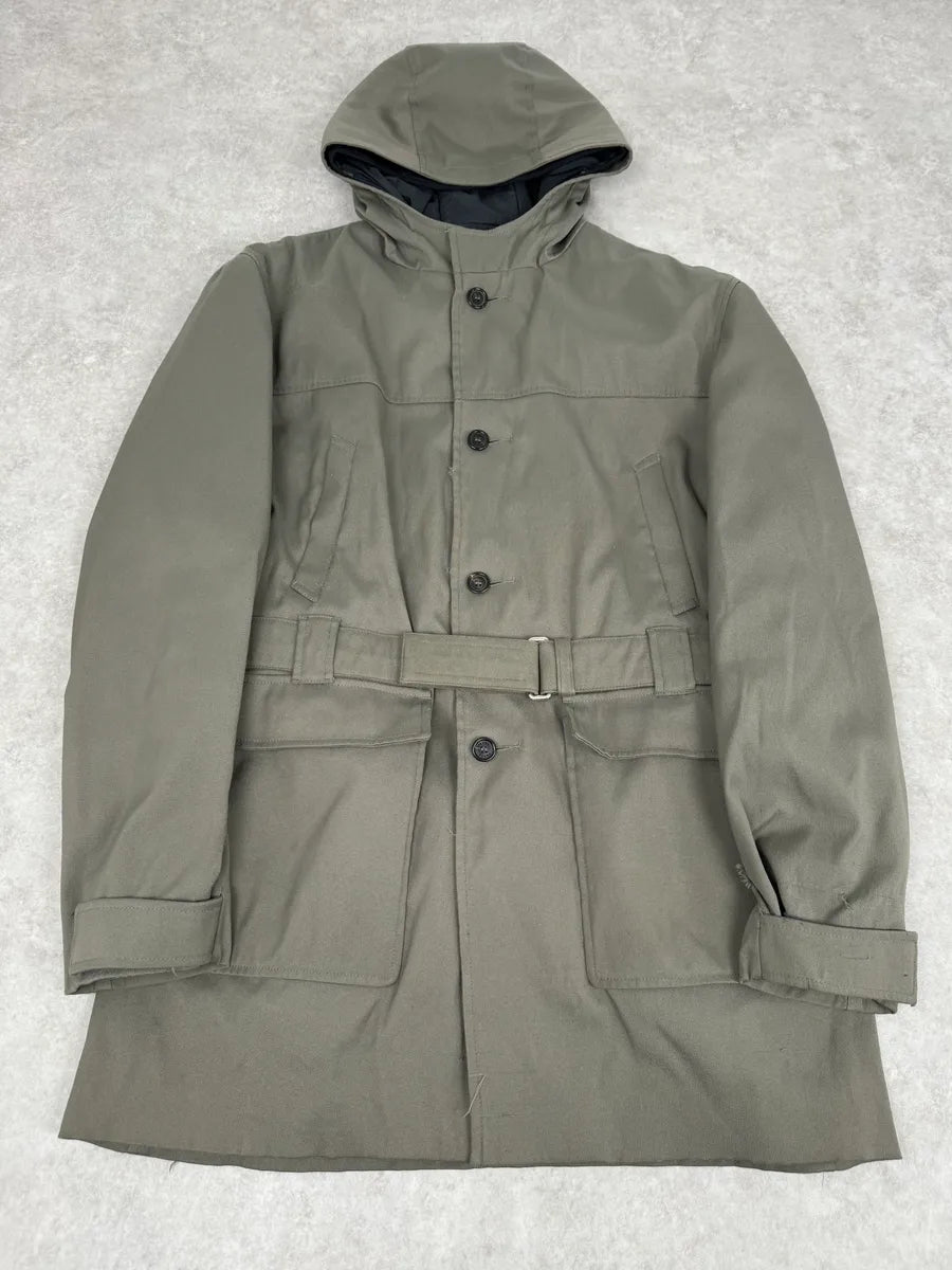 FW1999 Prada Military Green Belted Jacket JWernwu 4