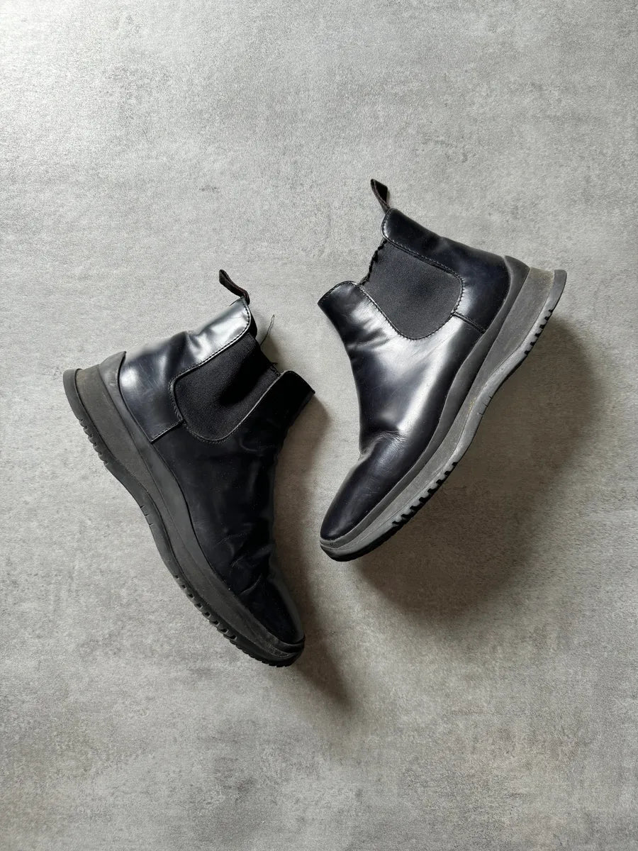 FW1999 Prada Navy Leather Boots UnJAqIZ 5