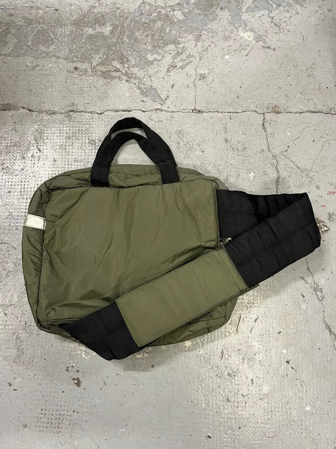 FW1999 Prada Olive Nylon Crossbody Bag (OS) XwrIGKn 6