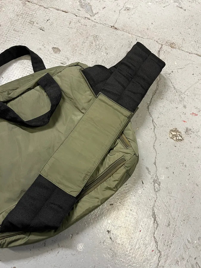 FW1999 Prada Olive Nylon Crossbody Bag (OS) XwrIGKn 7