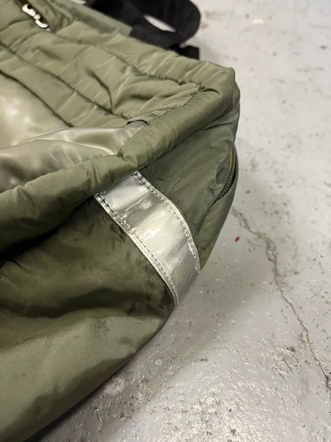 FW1999 Prada Olive Nylon Crossbody Bag (OS) XwrIGKn 9
