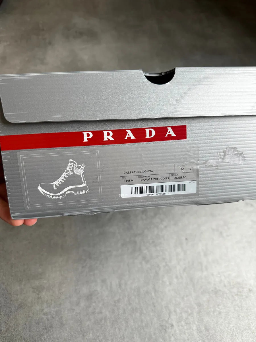 FW1999 Prada Pony Hair Creamy Leather Boots mvUretj 8
