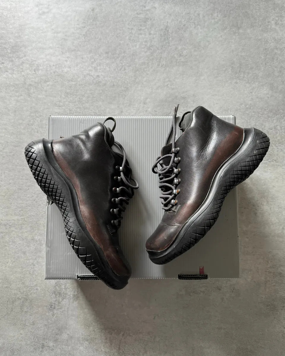FW1999 Prada Vibram Prenium Leather Boots SuVOgdP 0