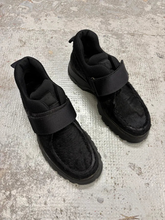 FW1999 Prada Strap Pony Hair Leather Vibram Shoes IeTZSib 3