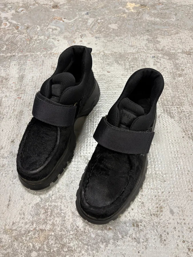 FW1999 Prada Strap Pony Hair Leather Vibram Shoes IeTZSib 2