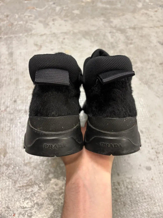 FW1999 Prada Strap Pony Hair Leather Vibram Shoes IeTZSib 6
