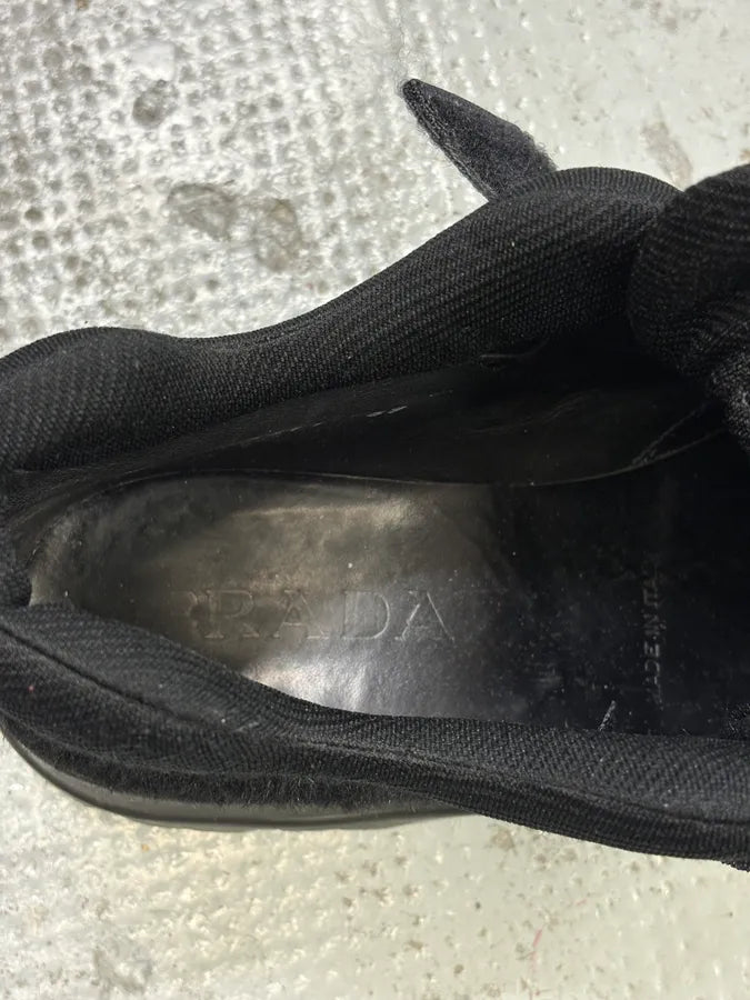 FW1999 Prada Strap Pony Hair Leather Vibram Shoes IeTZSib 10