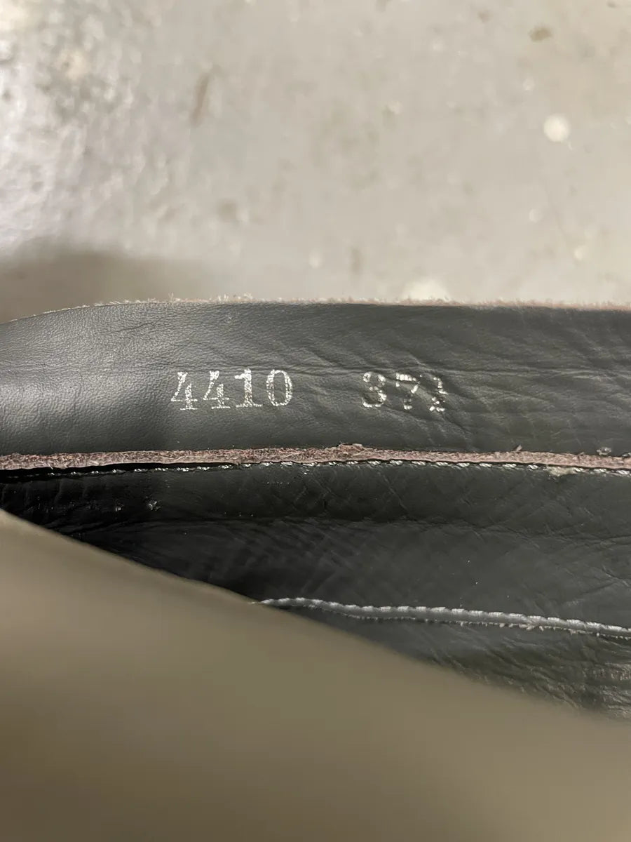 FW1999 Prada Vibram Grey Ankle Leather Boots (38.5eu/us6) 6