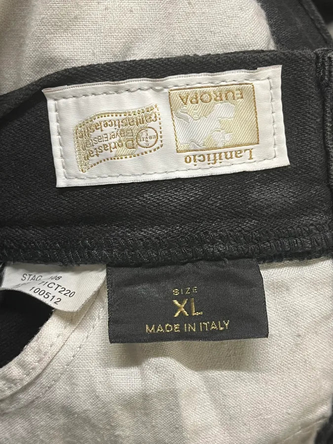 FW1999 Roberto Cavalli Black Fur Effect Pants zzqEqWc 9