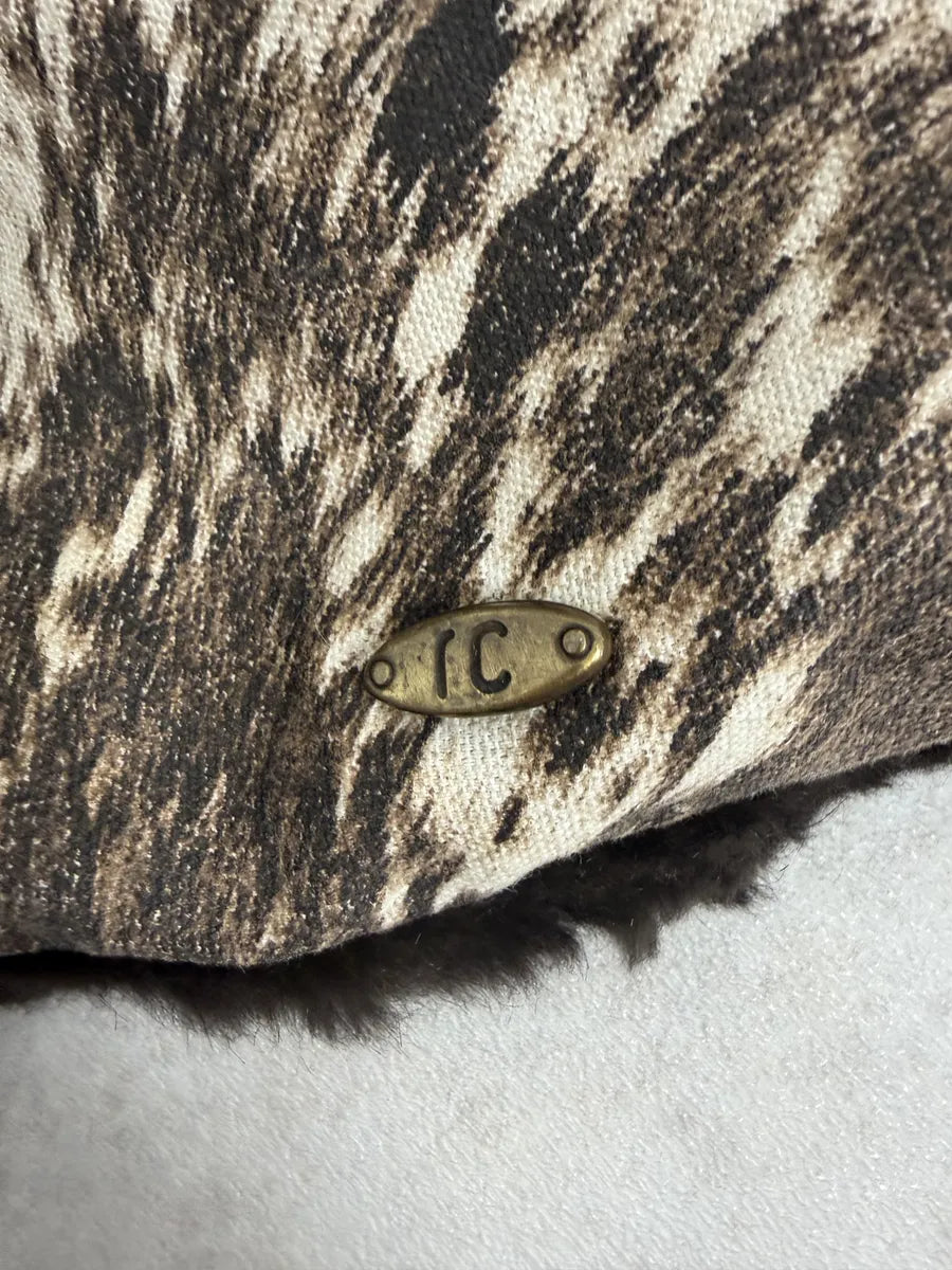 FW1999 Roberto Cavalli Brown & White Movement Fur Bag YBLMcju 5