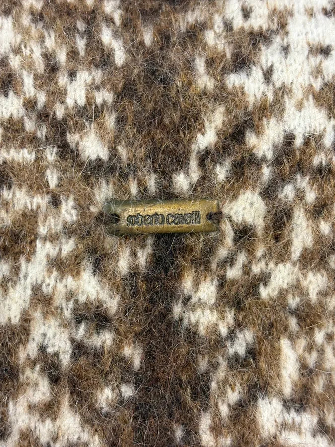 FW1999 Roberto Cavalli Cow Print Fur Wool Jacket rlOJASl 8