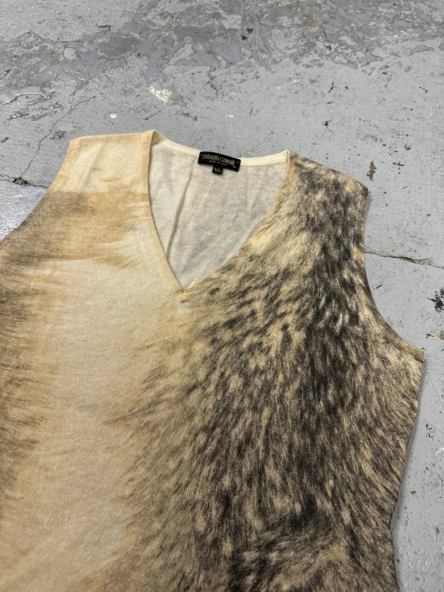 FW1999 Roberto Cavalli Fur Effect Top Set (M/L) fUqrjBj 3