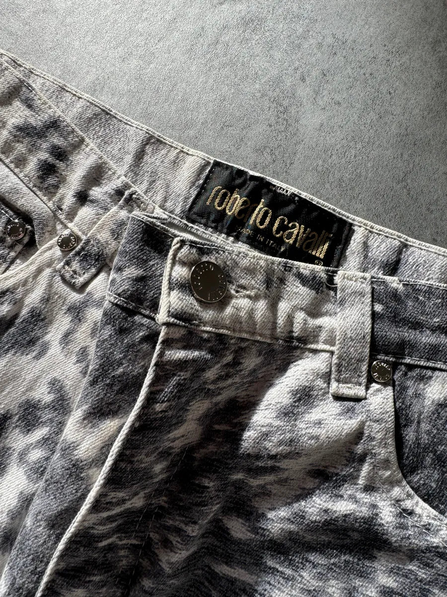 FW1999 Roberto Cavalli Furry Cawprint Movement Pants mcoEiCv 4