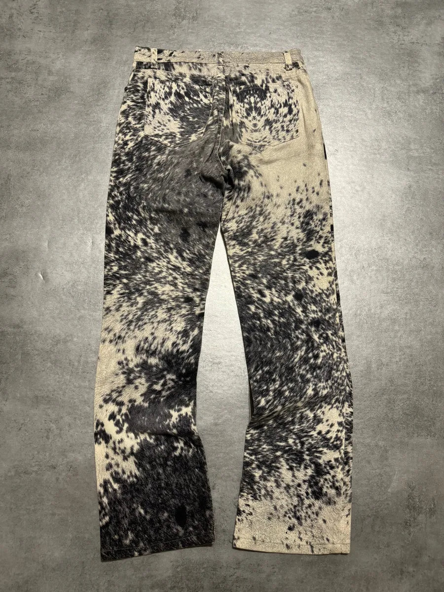 FW1999 Roberto Cavalli Furry Cawprint Movement Pants VczClpz 1