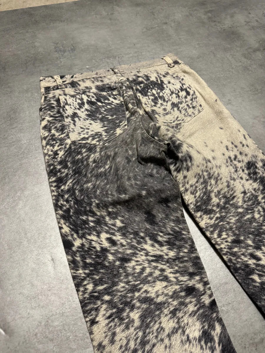FW1999 Roberto Cavalli Furry Cawprint Movement Pants VczClpz 2