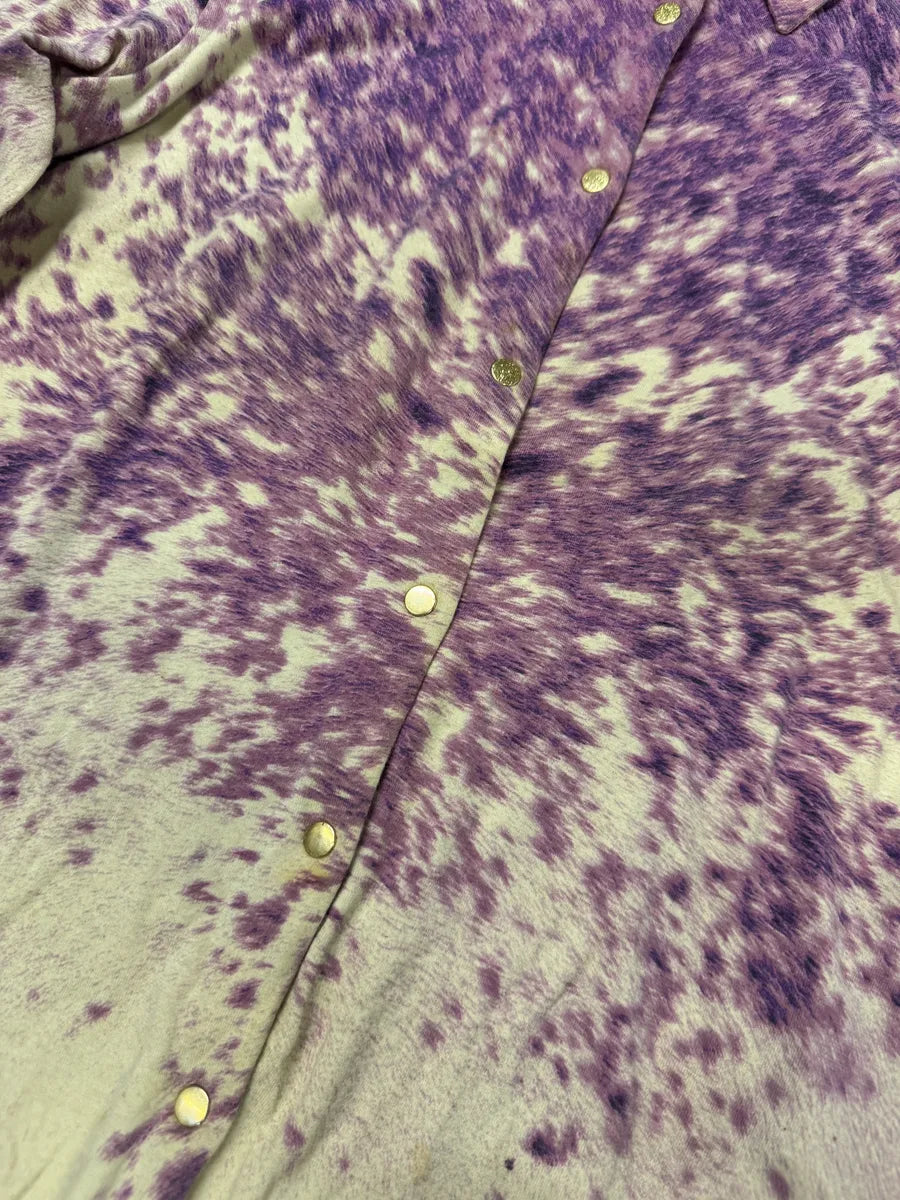 FW1999 Roberto Cavalli Fury Purple Movement Shirt cExRSxA 7