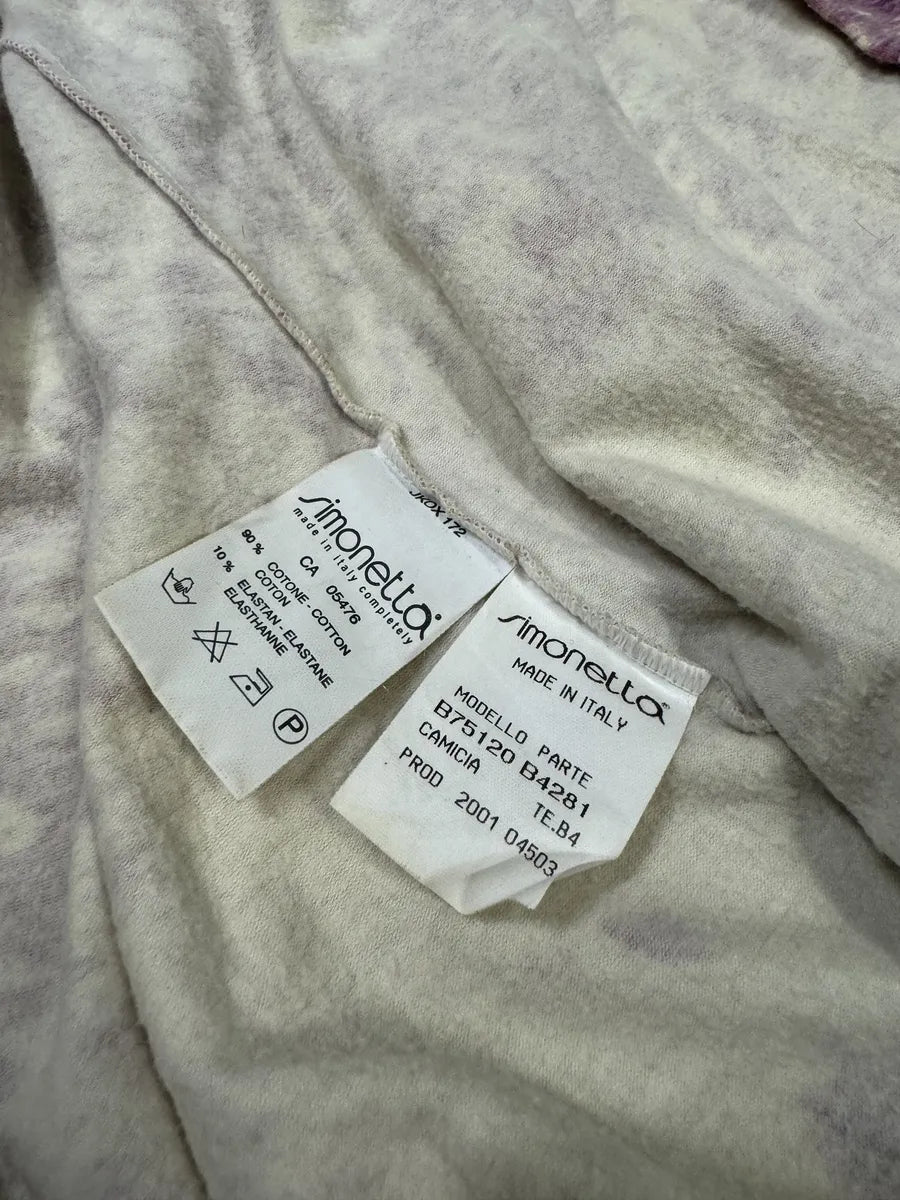 FW1999 Roberto Cavalli Fury Purple Movement Shirt cExRSxA 8