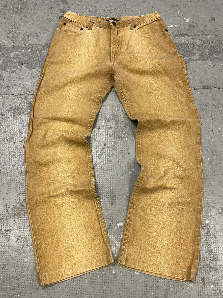 FW1999 Roberto Cavalli Gold Faded Pants (XS/S) aJaIeTH 0