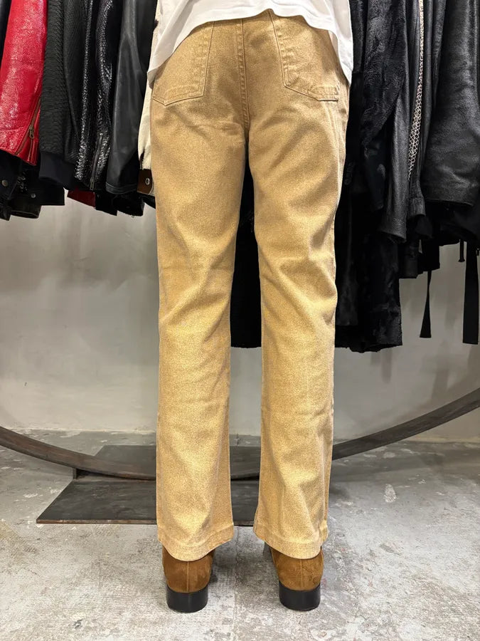 FW1999 Roberto Cavalli Gold Faded Pants (XS/S) aJaIeTH 3