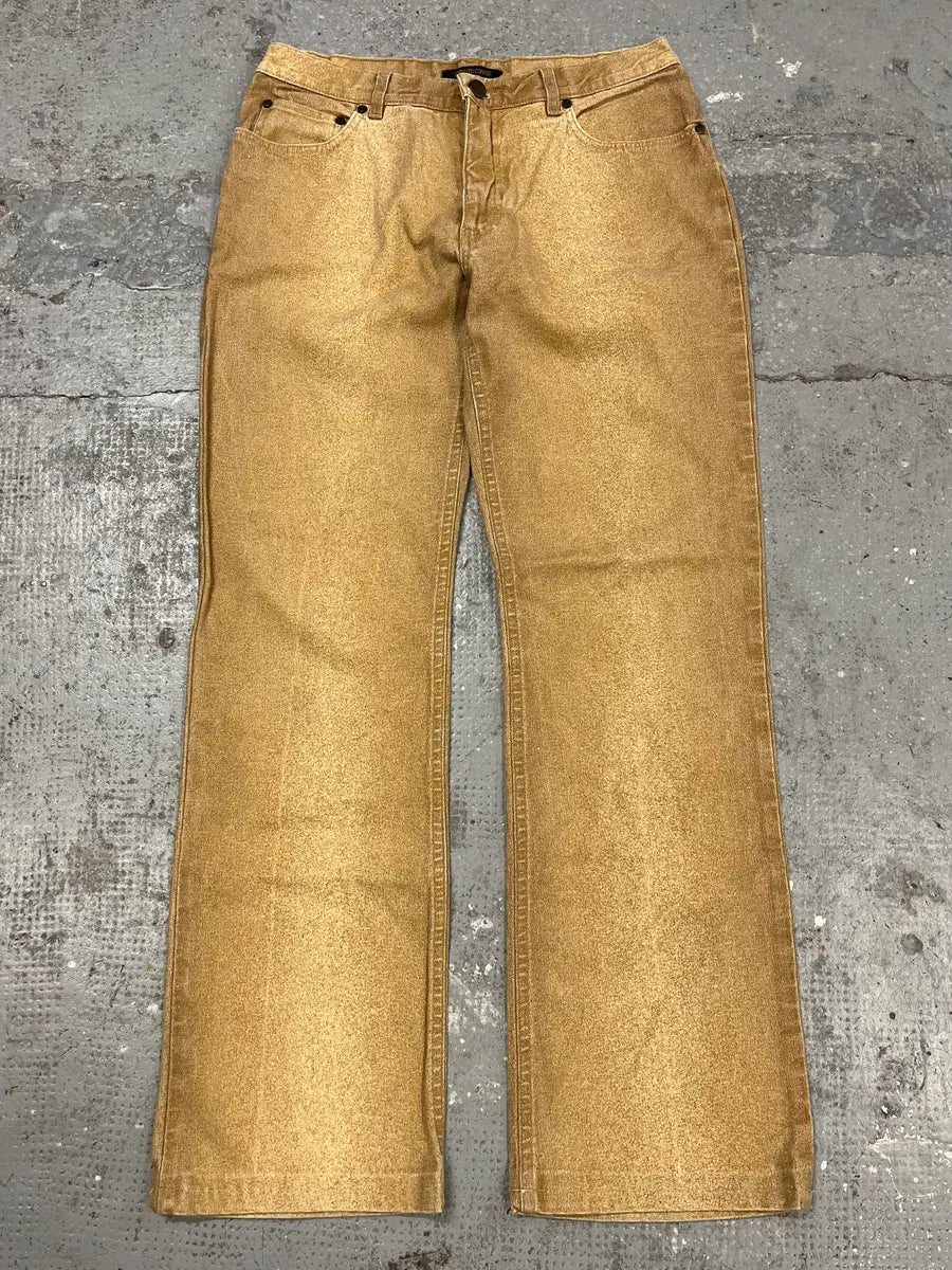 FW1999 Roberto Cavalli Gold Faded Pants (XS/S) aJaIeTH 4