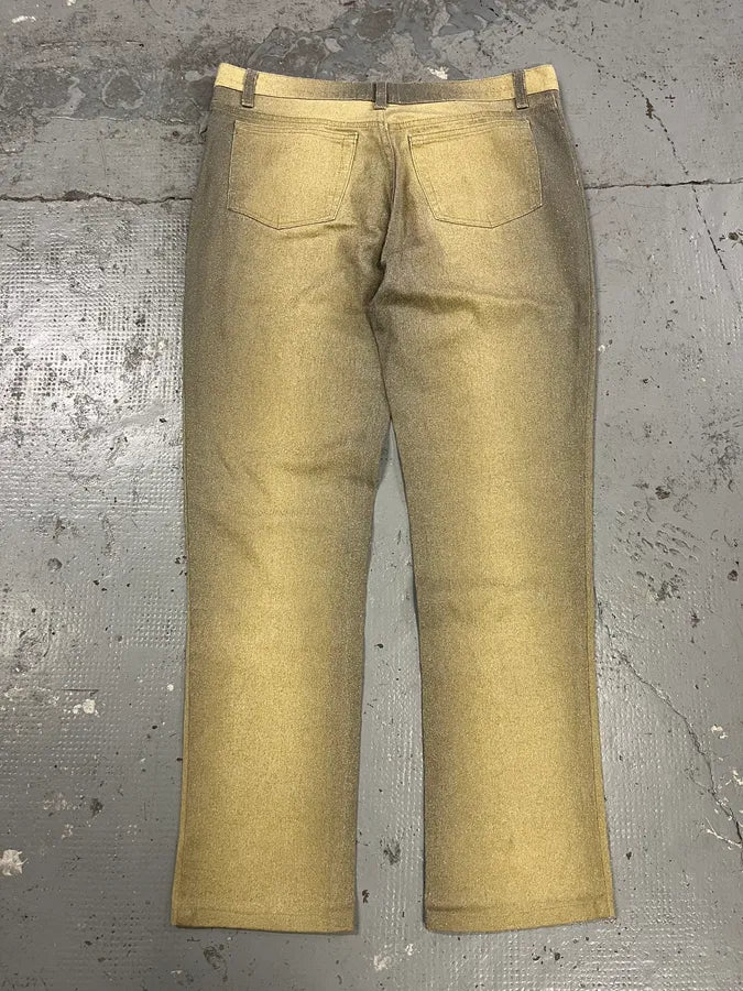 FW1999 Roberto Cavalli Gold Glamour Gradient Pants fBqGeJJ 7