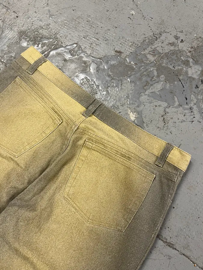 FW1999 Roberto Cavalli Gold Glamour Gradient Pants fBqGeJJ 8