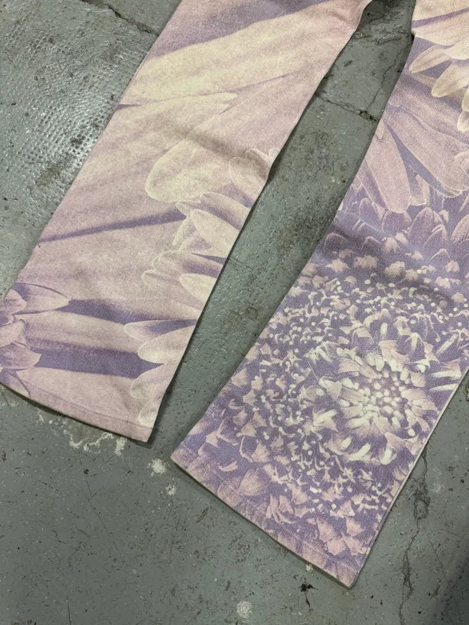 FW1999 Roberto Cavalli Purple Flowers Pants rjblhaI 6