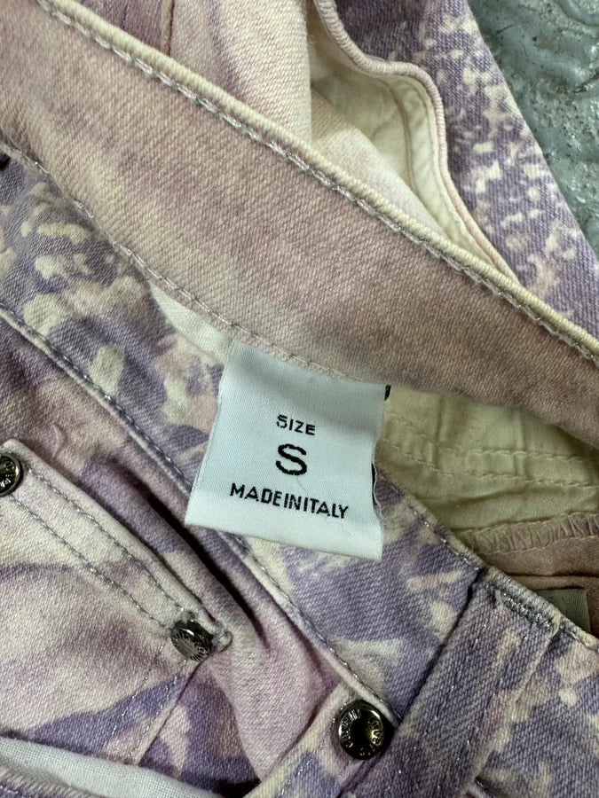 FW1999 Roberto Cavalli Purple Flowers Pants rjblhaI 8