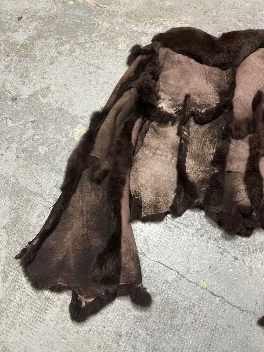 FW1999 Roberto Cavalli Reversible Brown Fur Leather Imperial Jacket (M/L) ShJzZUg 14