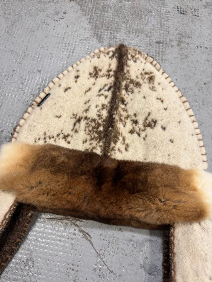 FW1999 Roberto Cavalli Wool Fur Chapka Hat LTNuTIn 4