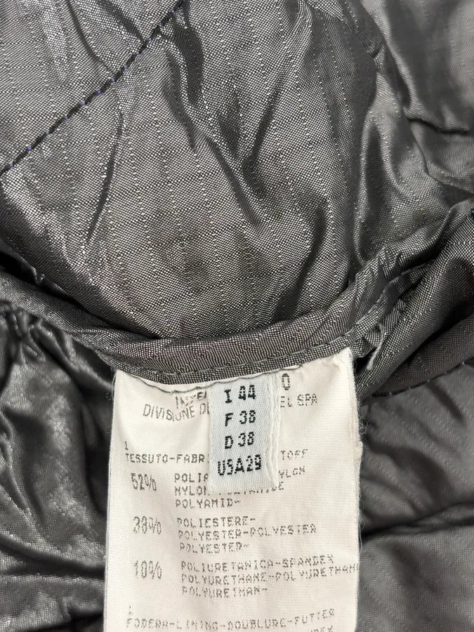 FW2000 Marithé + François Girbaud Light Blue Quilted Geometric Nylon Jacket zrRtPAE 11