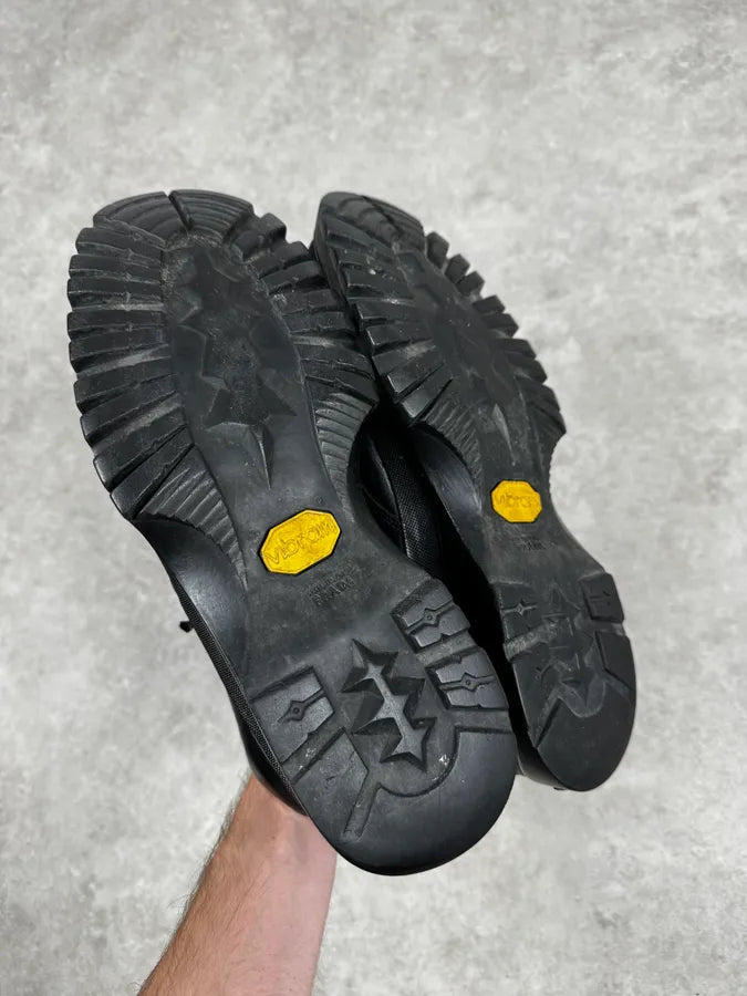 FW2000 Prada Black Vibram Leather Boots wsHotSi 5