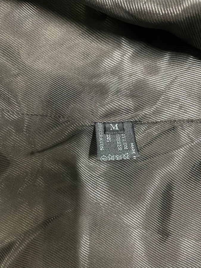 FW2000 Prada Brown Minimalist Long Trench Jacket (M/L) SqTAusP 8