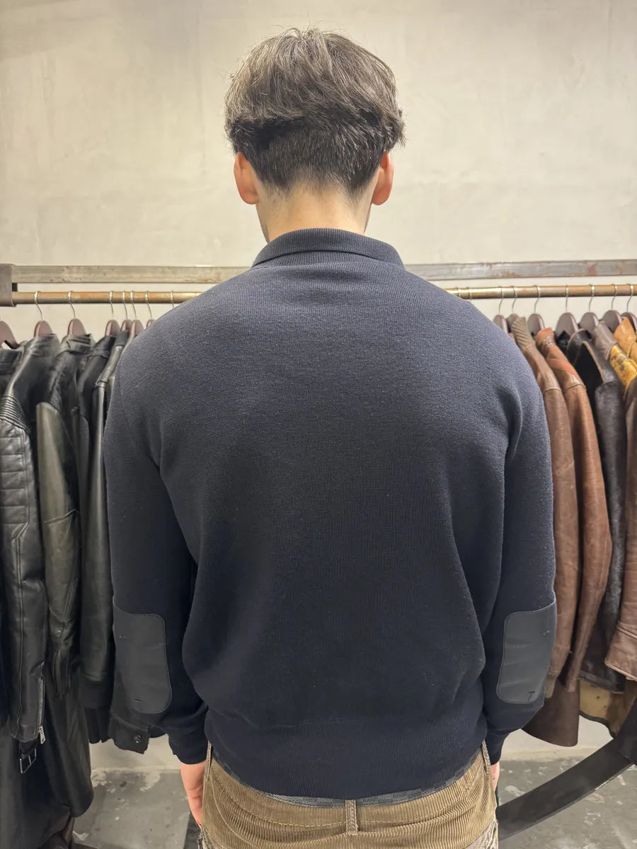 FW2000 Prada Navy Zip-up Sweater (L) jpqqtkY 2