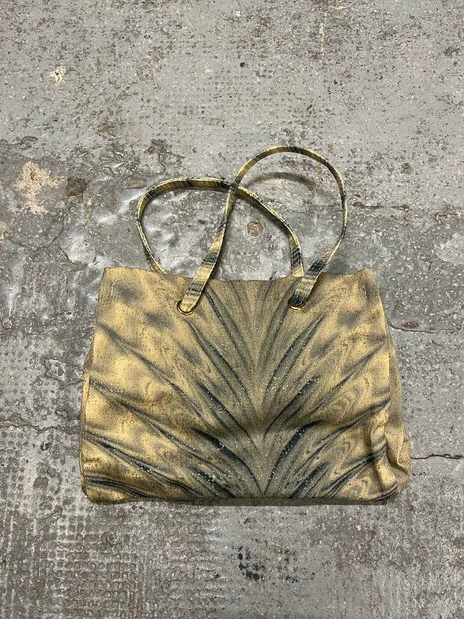 FW2000 Roberto Cavalli Beige & Navy Bag (OS) KdqfVSu 0