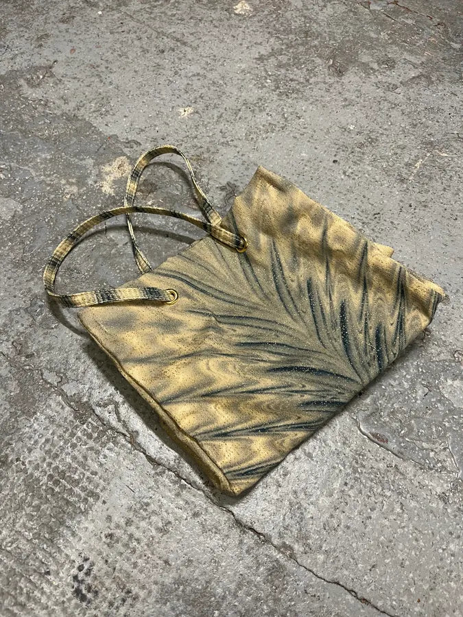 FW2000 Roberto Cavalli Beige & Navy Bag (OS) KdqfVSu 2