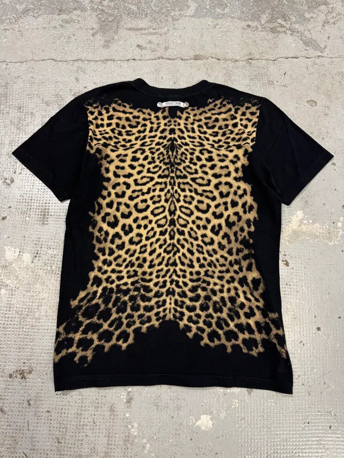 FW2000 Roberto Cavalli Black Leopard T-Shirt (S) PPFshvM 3