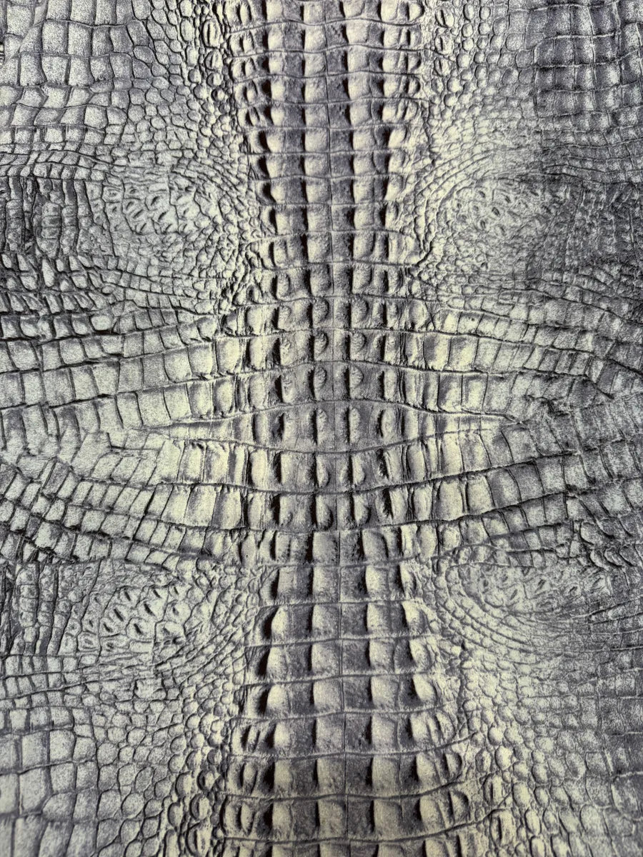 FW2000 Roberto Cavalli Blue Crocodile Effect Tee-Shirt (S) 7