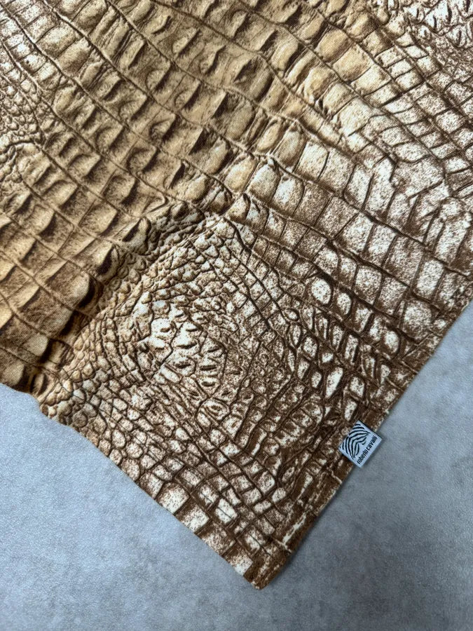 FW2000 Roberto Cavalli Brown Crocodile T-Shirt UrvwAcW 5