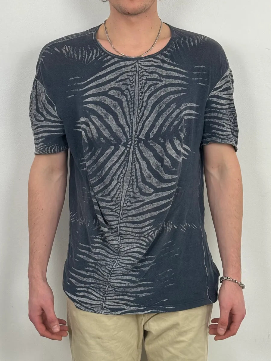 FW2000 Roberto Cavalli Dark Zebra T-Shirt fxxQvTy 1