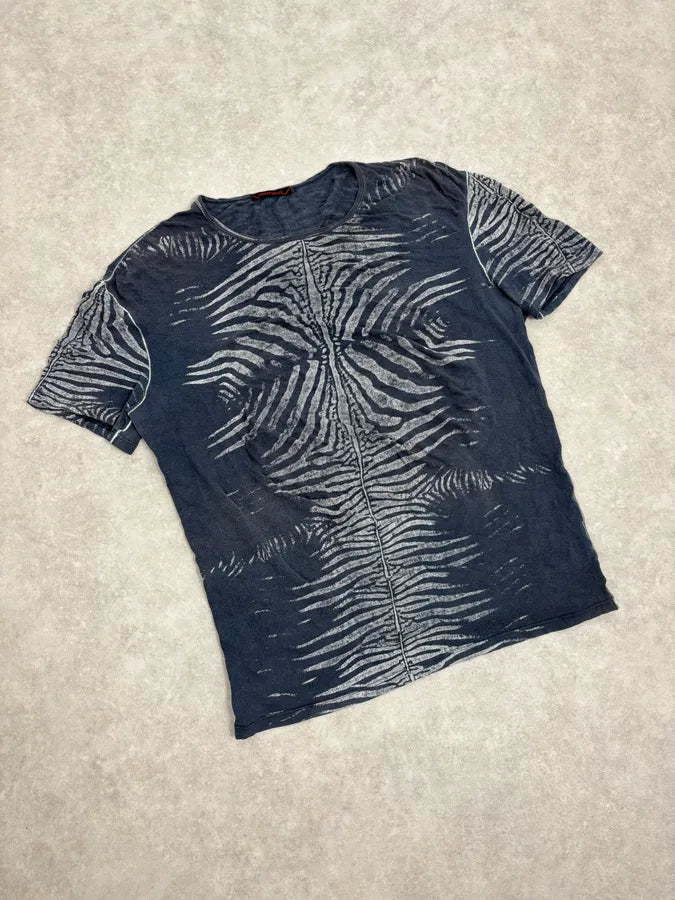 FW2000 Roberto Cavalli Dark Zebra T-Shirt fxxQvTy 3