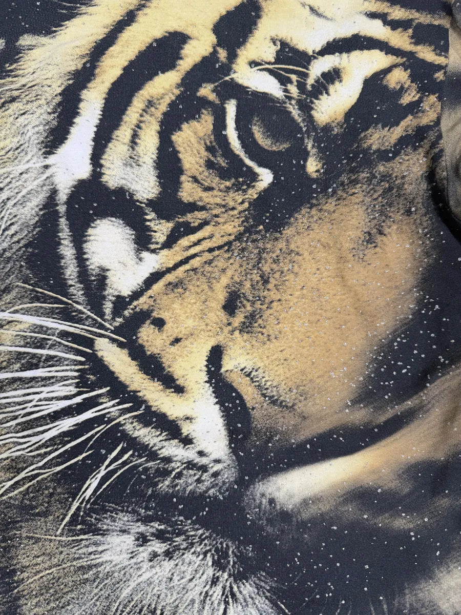 FW2000 Roberto Cavalli Gold Glamour Tiger Top wZYuubS 5