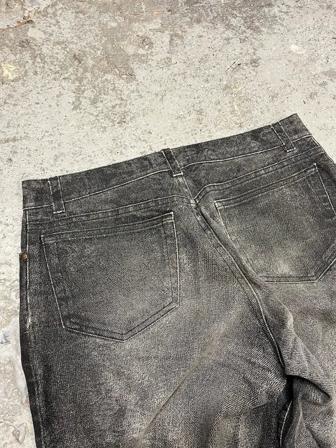 FW2000 Roberto Cavalli Grey Marble Effect Pants OwoIpnK 8