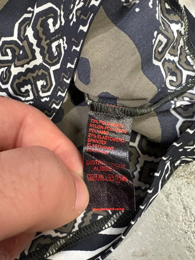 FW2000 Roberto Cavalli Olive Mozaic Longsleeves (S) TpYirVf 5