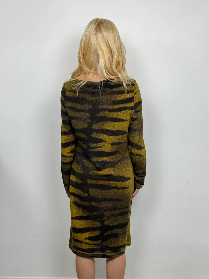 FW2000 Roberto Cavalli Savage Tiger Dress TOvRPwB 1